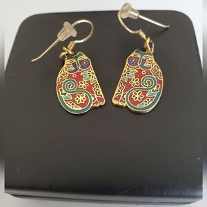 Colorful Cat Earrings